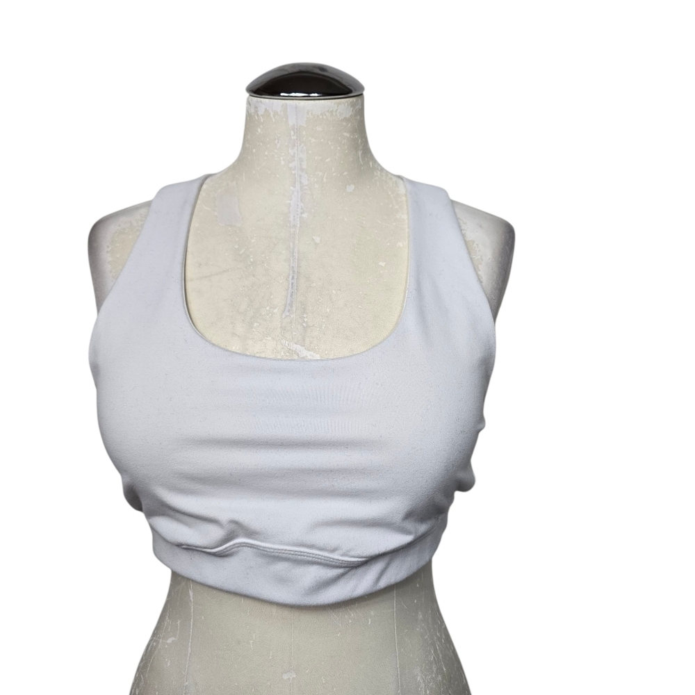 DSG White Racerback Sports Padded Bra L